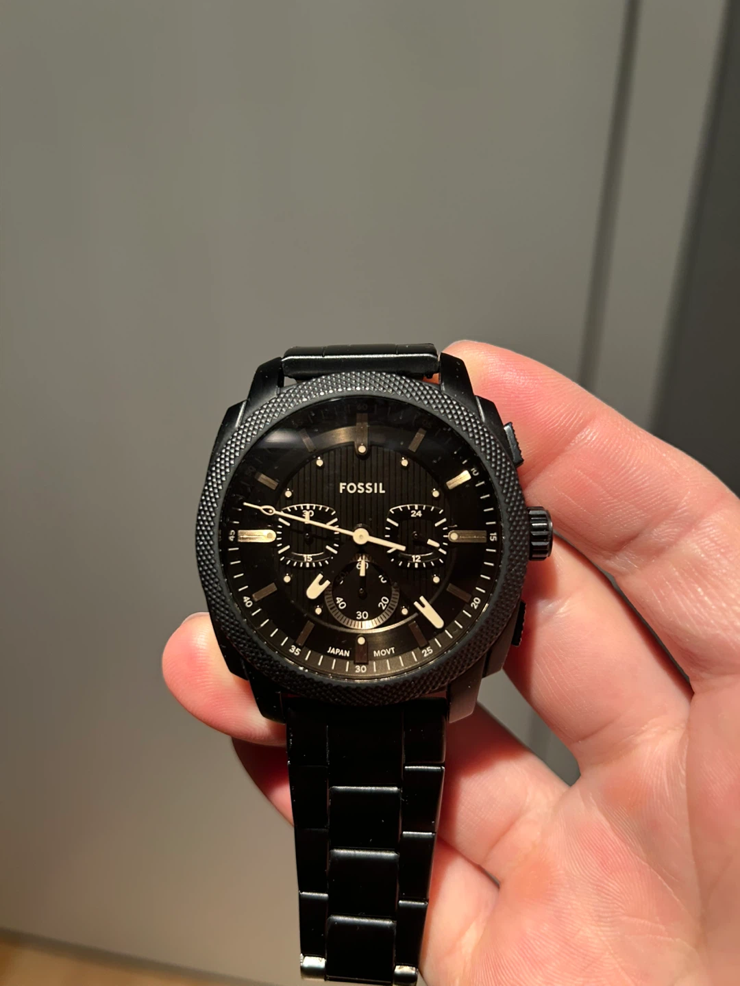 Fossil Chronograph Watch - Black