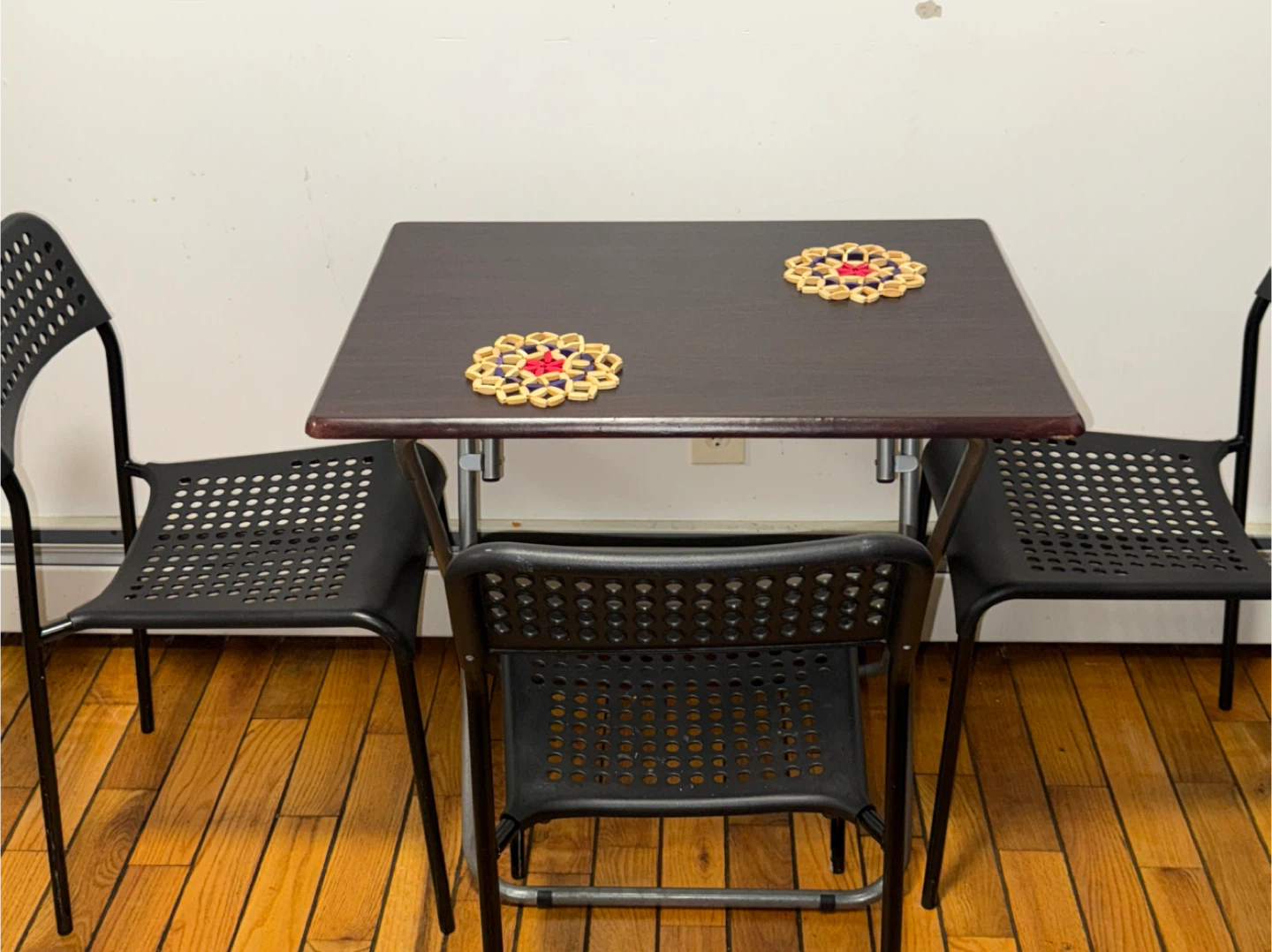 Folding Table and 3 Chairs Set - photo 2
