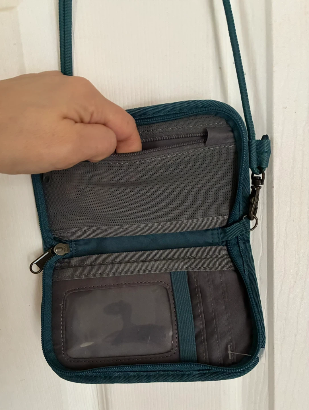 Eddie Bauer Teal Travel Wallet with Strap - photo 2