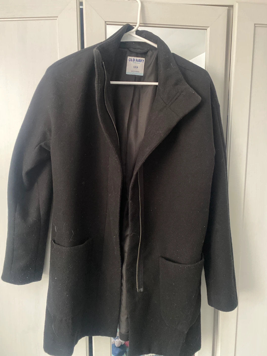 Old Navy Black Coat Size S/P