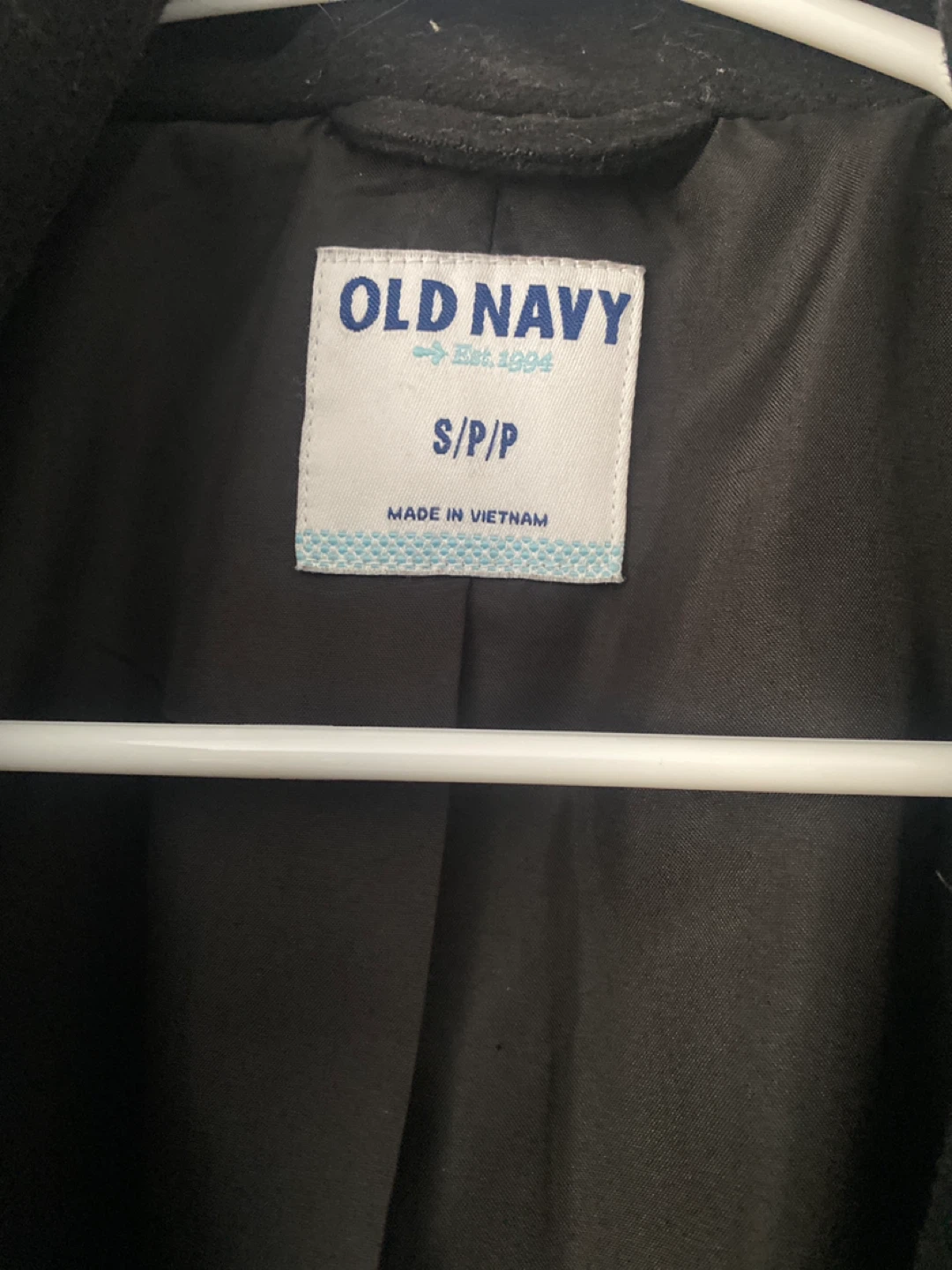 Old Navy Black Coat Size S/P - photo 2
