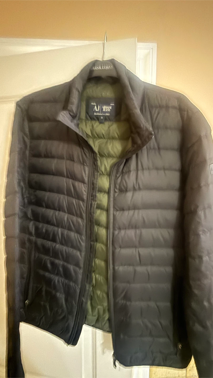 Armani Jeans Puffer Jacket Size 52