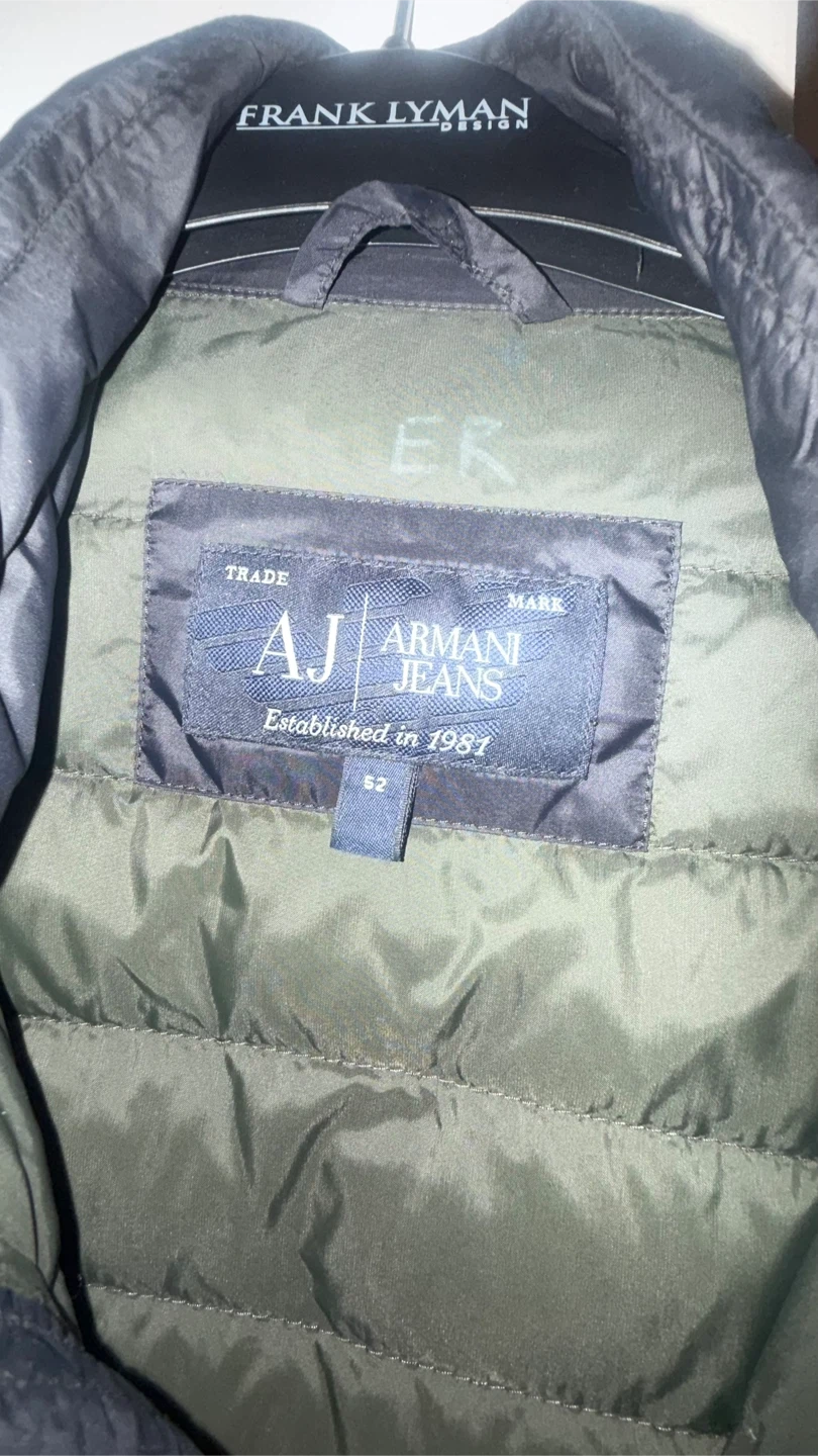 Armani Jeans Puffer Jacket Size 52 - photo 2