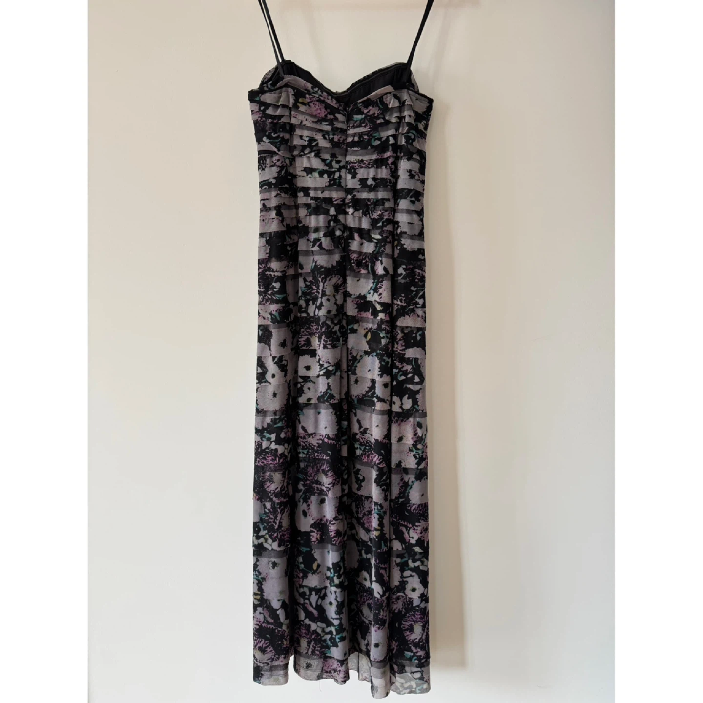BCBGMAXAZRIA Floral Print Strapless Maxi Dress Size 08 - photo 2