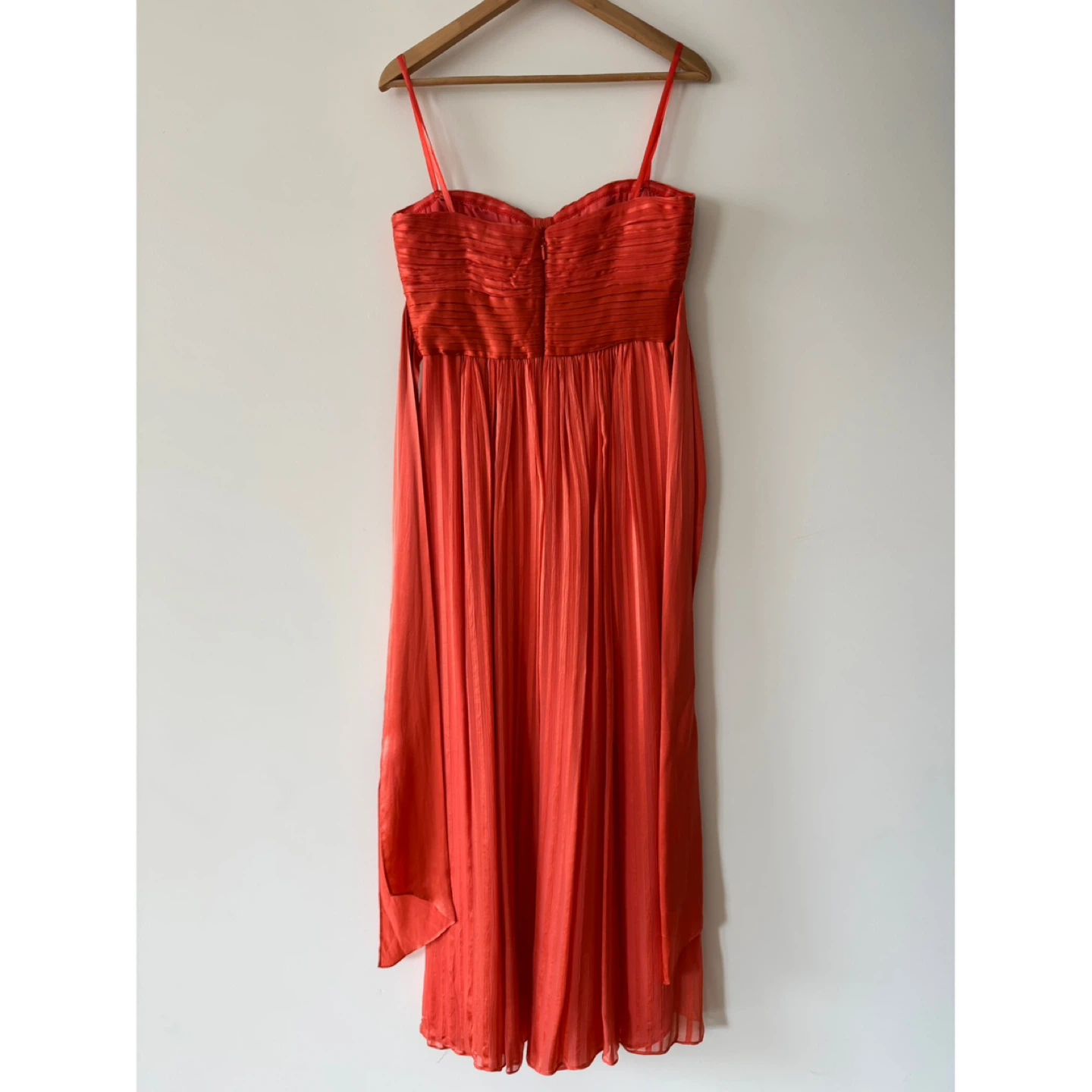 BCBGMAXAZRIA Orange Strapless Hi-Lo Dress - photo 2