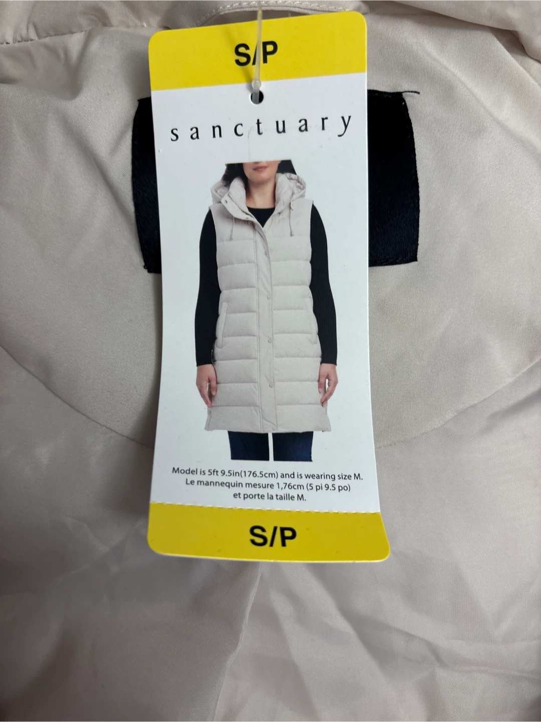 Ladies Sanctuary Puffer long Vest with Hood - S/P - photo 2