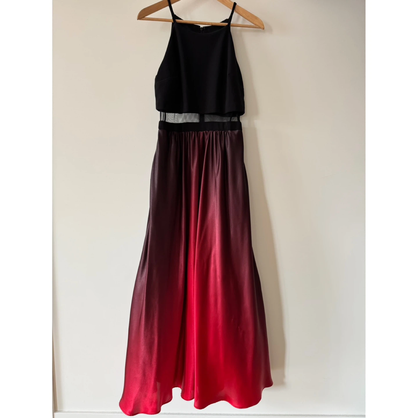 Betsy & Adam Ombre Chiffon Gown Size 6