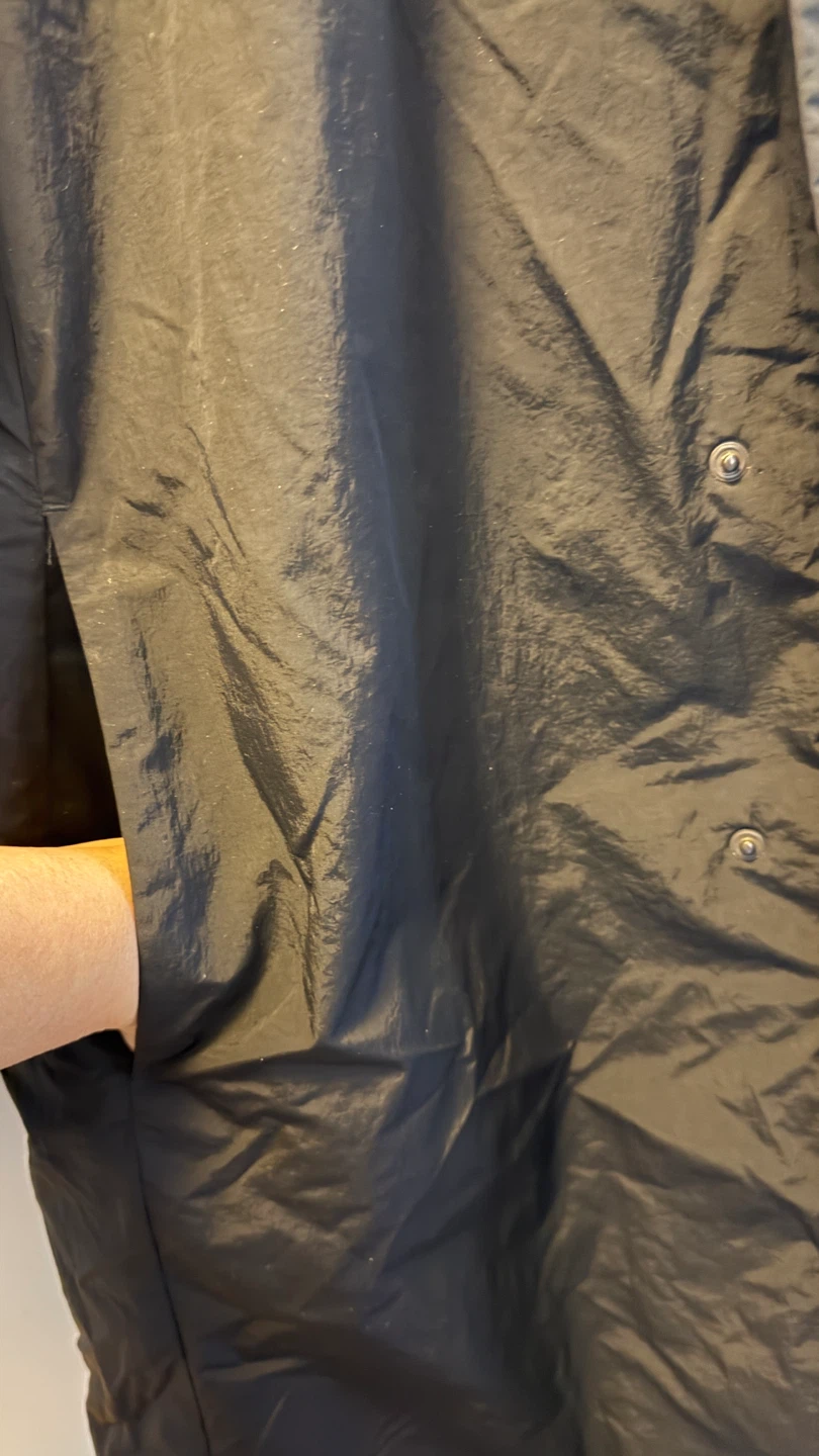 Men's Black Trench Coat