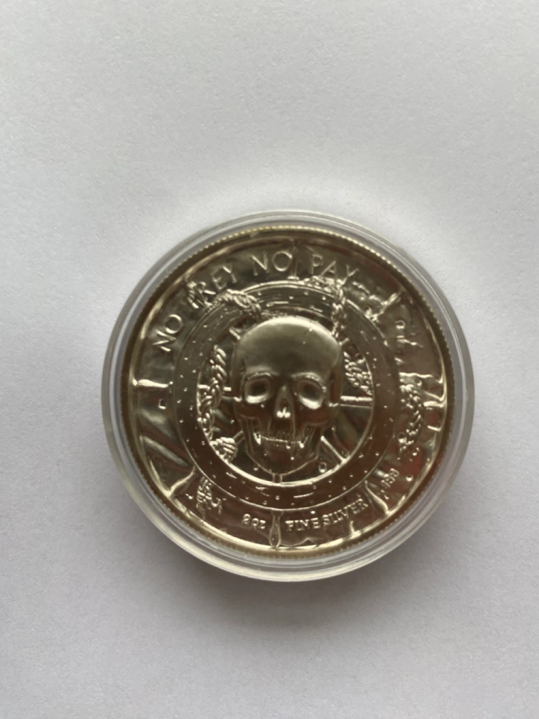 2oz Fine Silver Coin - No Prey No Pay