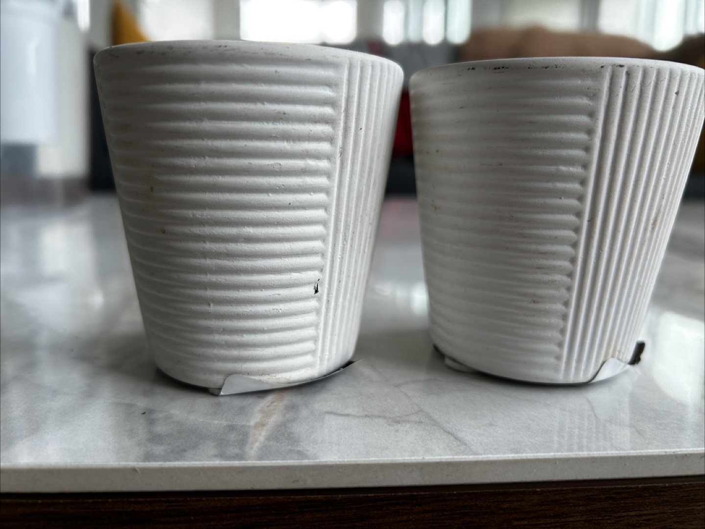 Set of 6 Planters - Assorted Colours and Textures - photo 3