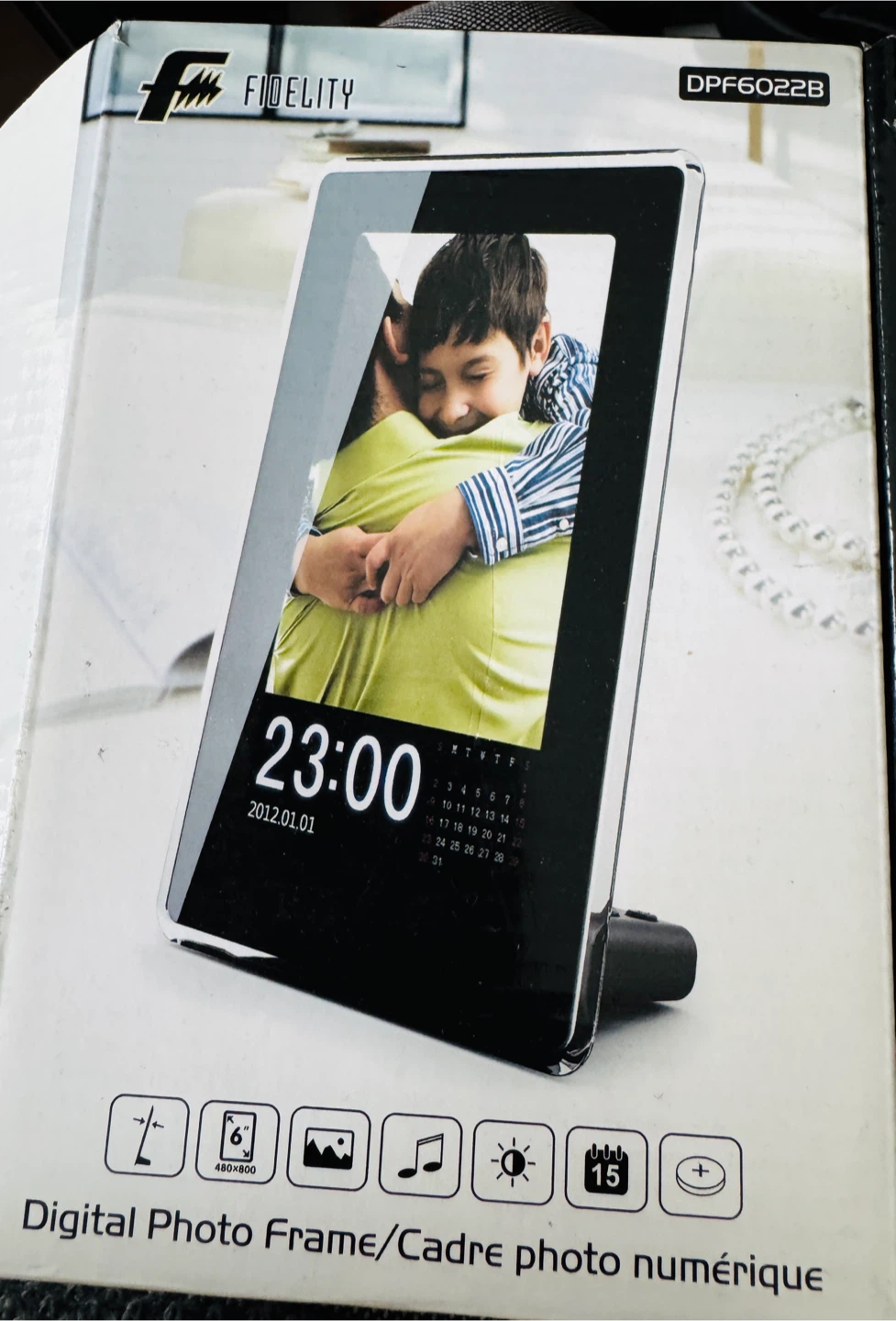 Fidelity DPF6022B Digital Photo Frame
