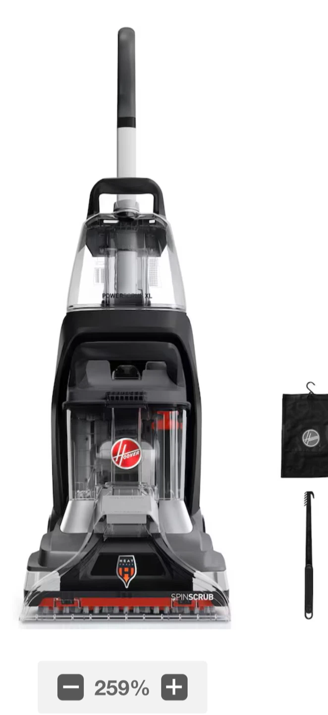 Hoover PowerScrub XL Pet Plus Carpet & Upholstery Cleaner - photo 3