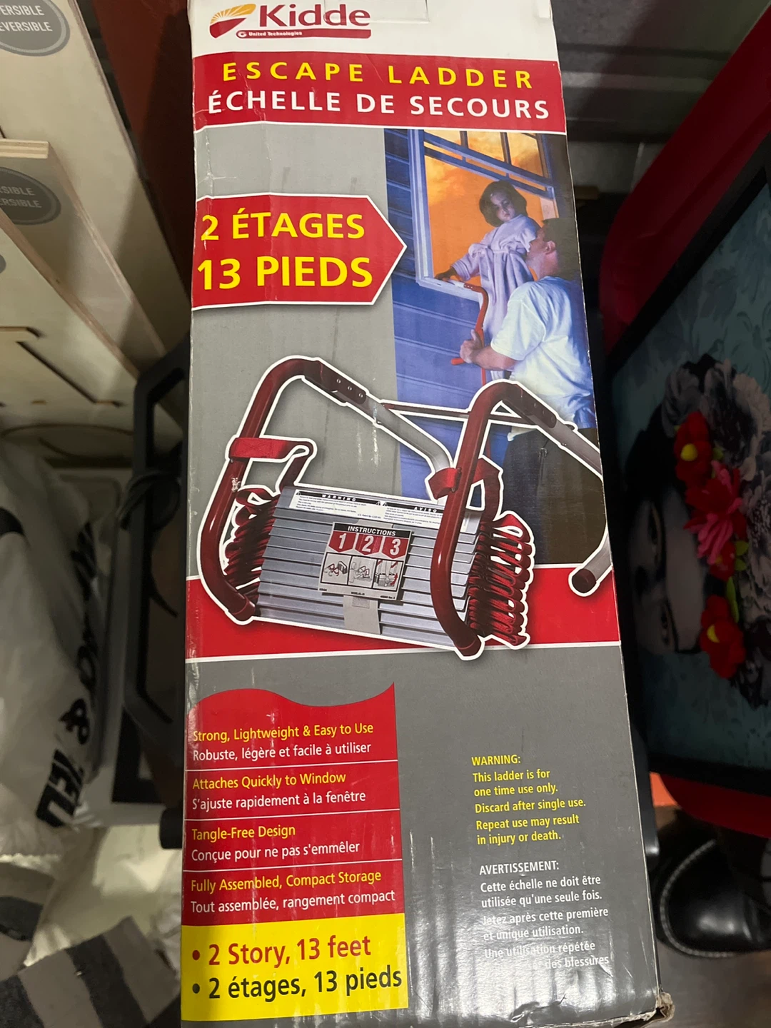 Kidde 2 Story 13ft Escape Ladder