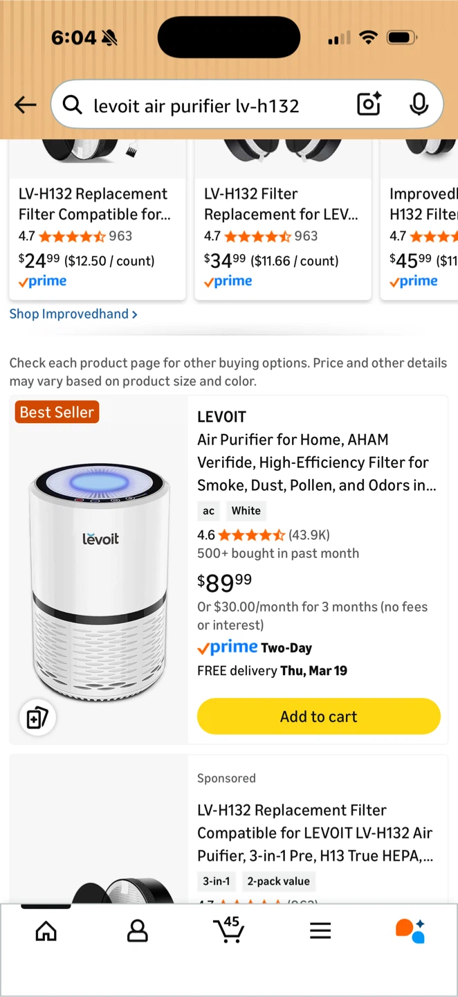 Levoit Air Purifier - photo 2