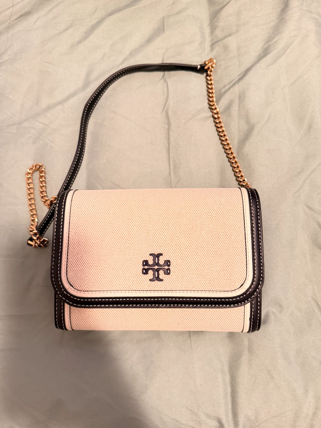 Tory Burch Kira Chevron Chain Wallet