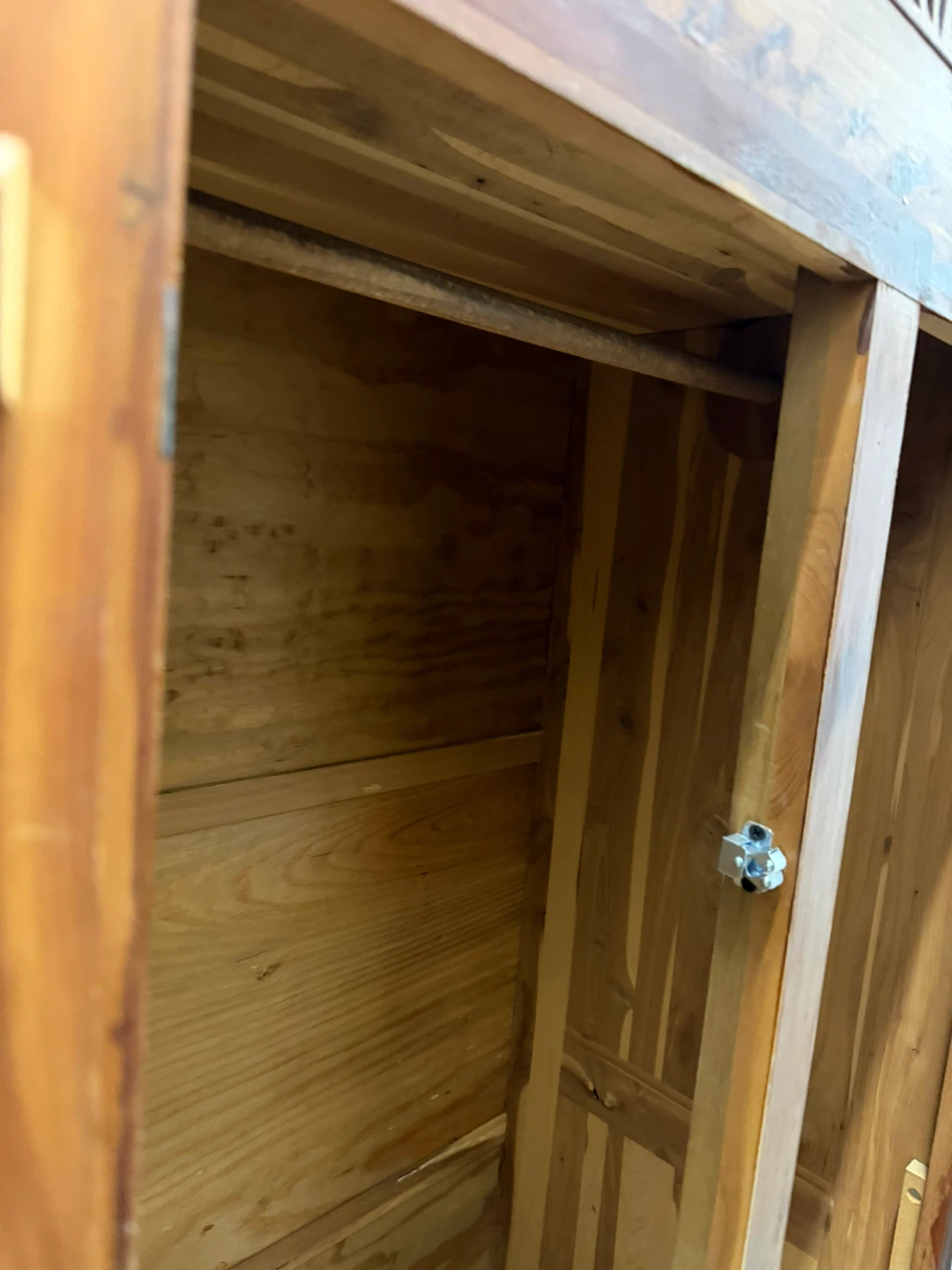 Vintage Cedar Armoire Wardrobe - photo 4