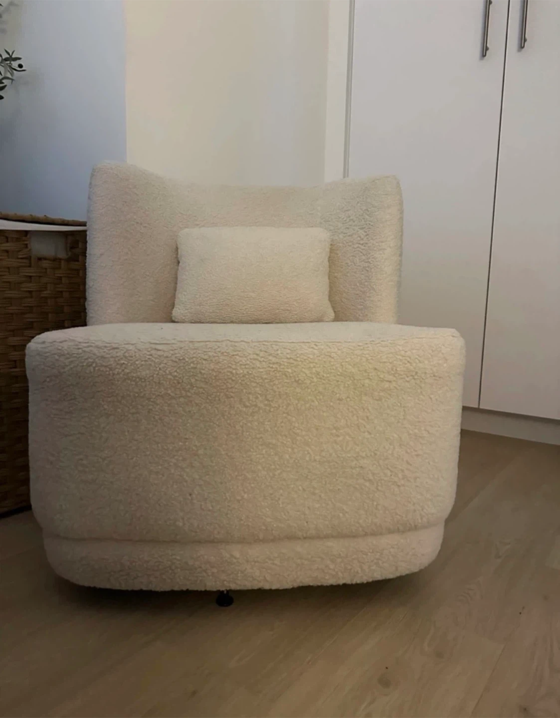 Accent Swivel Chair with Pillow - photo 3