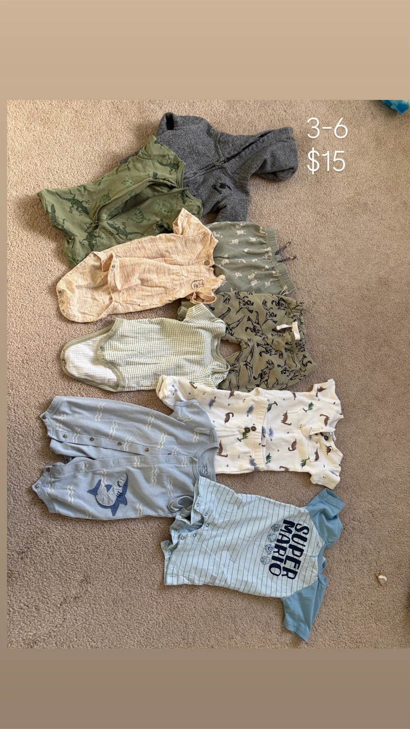 Baby clothes bundle - 3-6 months