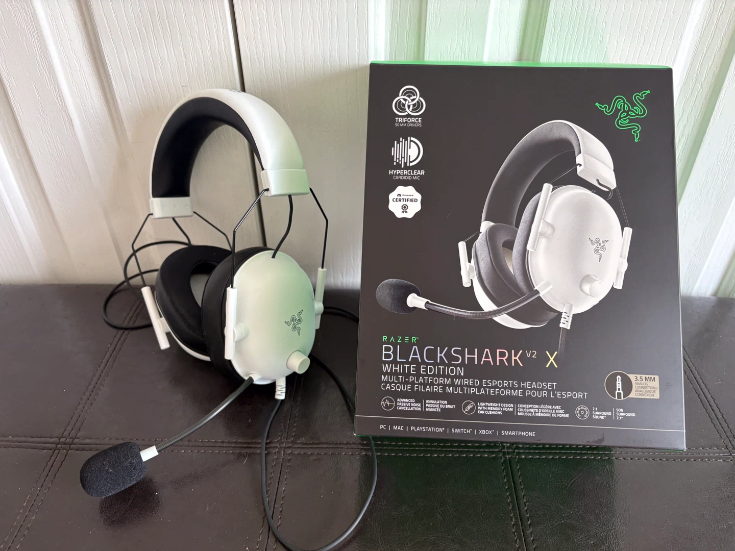 Razer Blackshark V2 X White Edition Wired Esports Headset