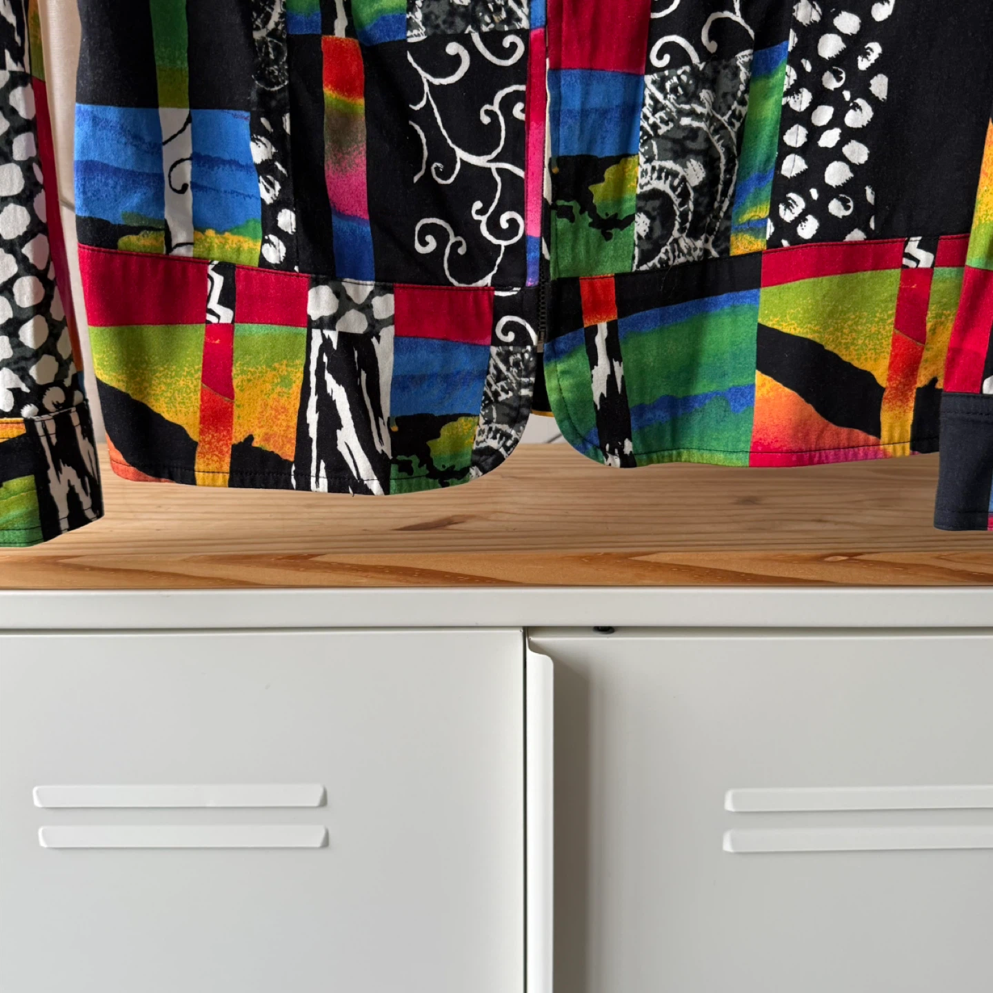 Patchwork Zip-Up Jacket - photo 5
