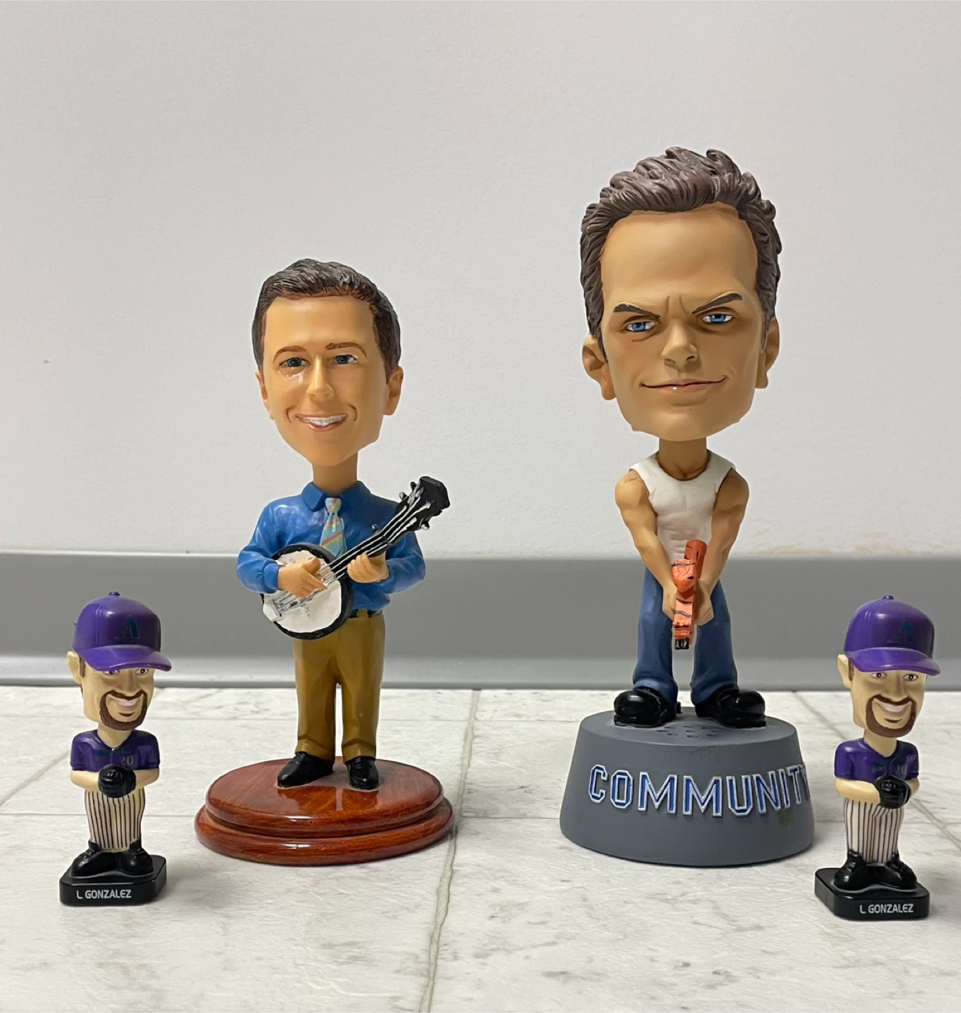 BOBBLEHEADS- Talking Jeff Winger;Andrew Bernard & Luis Gonzalez