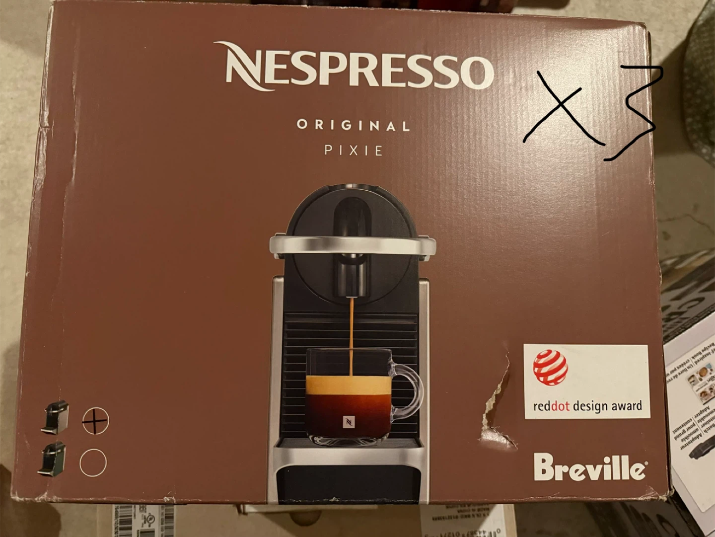 Nespresso Original Pixie Espresso Machine