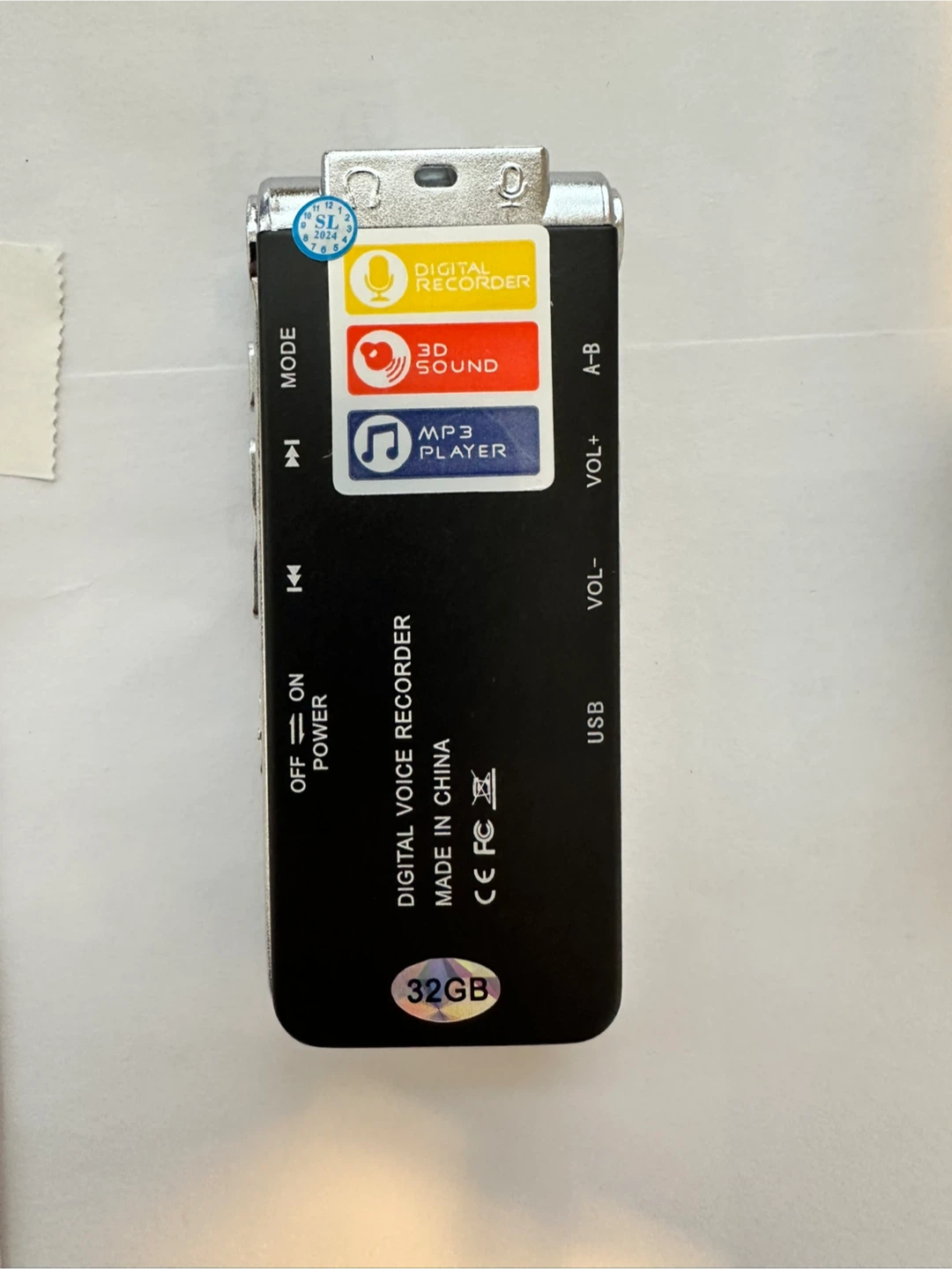 Sunlan Digital Voice Recorder 32GB MP3 Player - photo 2