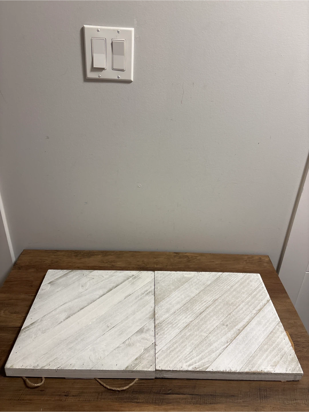 Set of 2 Rustic Wood Wall Art Panels - photo 4