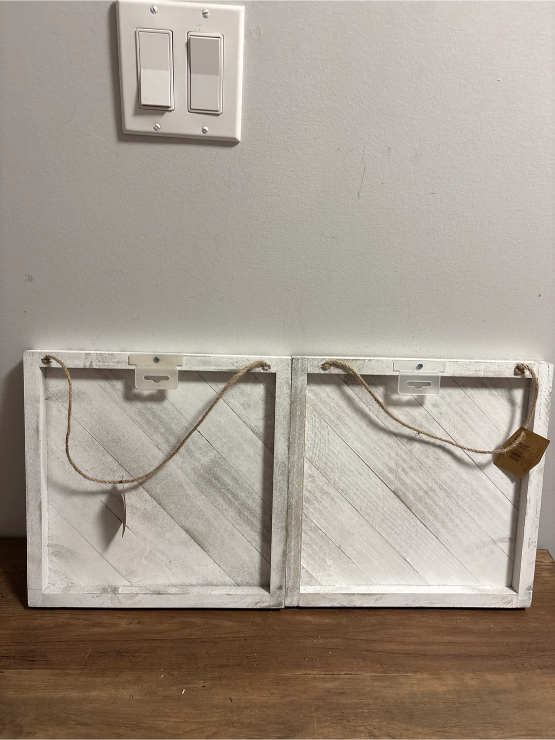 Set of 2 Rustic Wood Wall Art Panels - photo 3