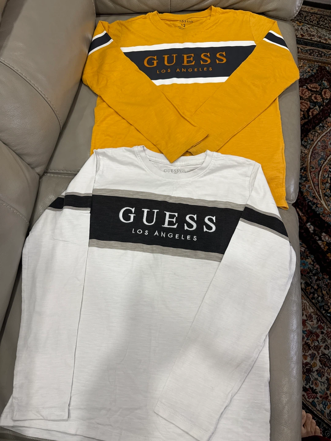 Guess Kids Long Sleeve Shirts - Size 12