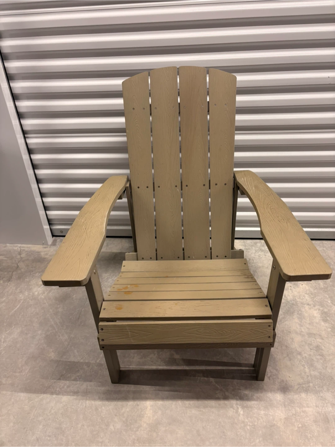Tan Adirondack Chair - photo 2
