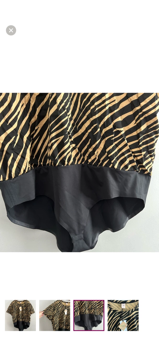 Smash & Tess new Zebra Print Bodysuit XXL - photo 3