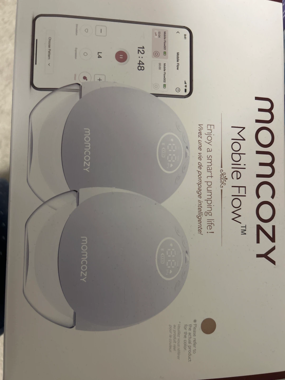 Momcozy Mobile Flow Wearable Double Electric Breast Pump