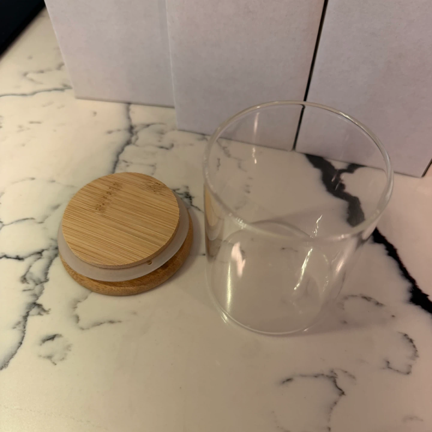 Glass Spice Jars (6oz) with Bamboo Lids - photo 4