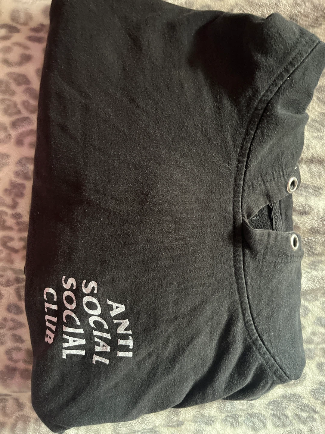 Anti Social Social Club Black Cherry Blossom Hoodie