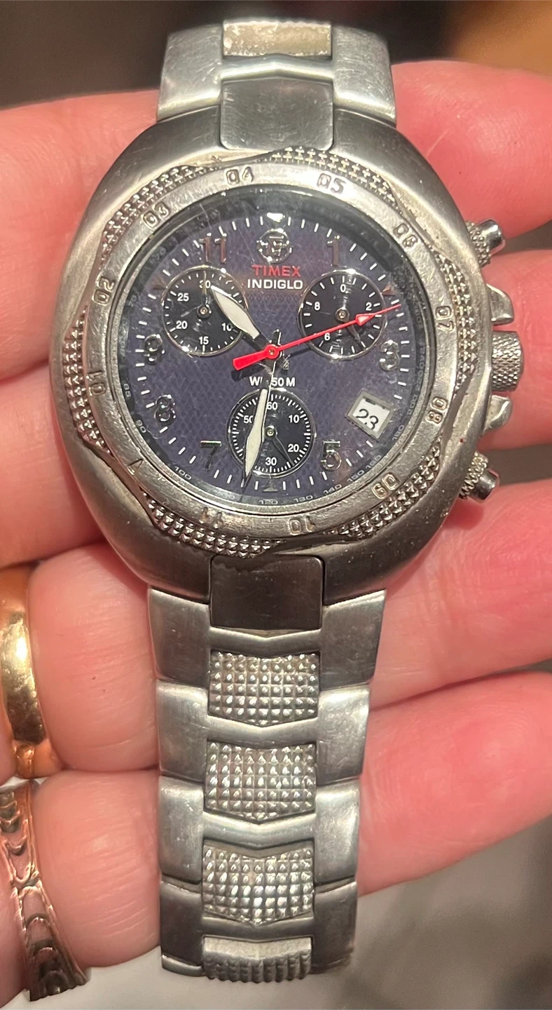 Timex Indiglo Chronograph Watch