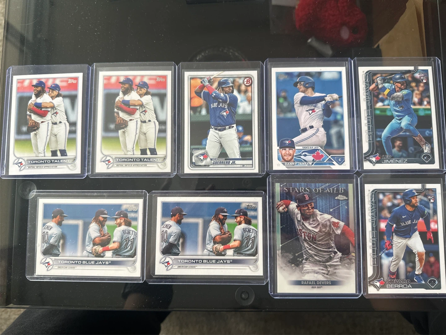 Topps Toronto Blue Jays & Red Sox Baseball Cards