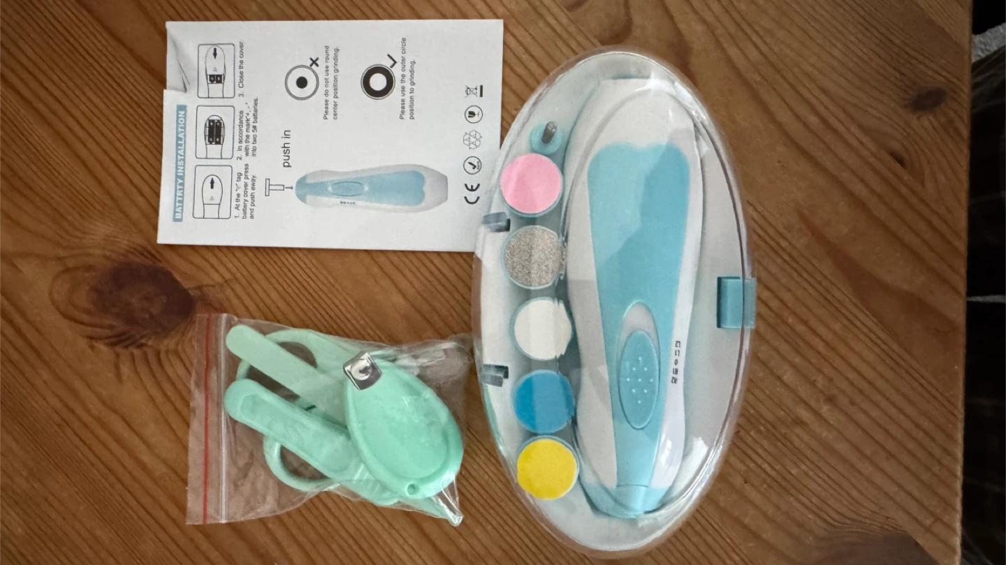 Electric Manicure Set with Nail Clippers
