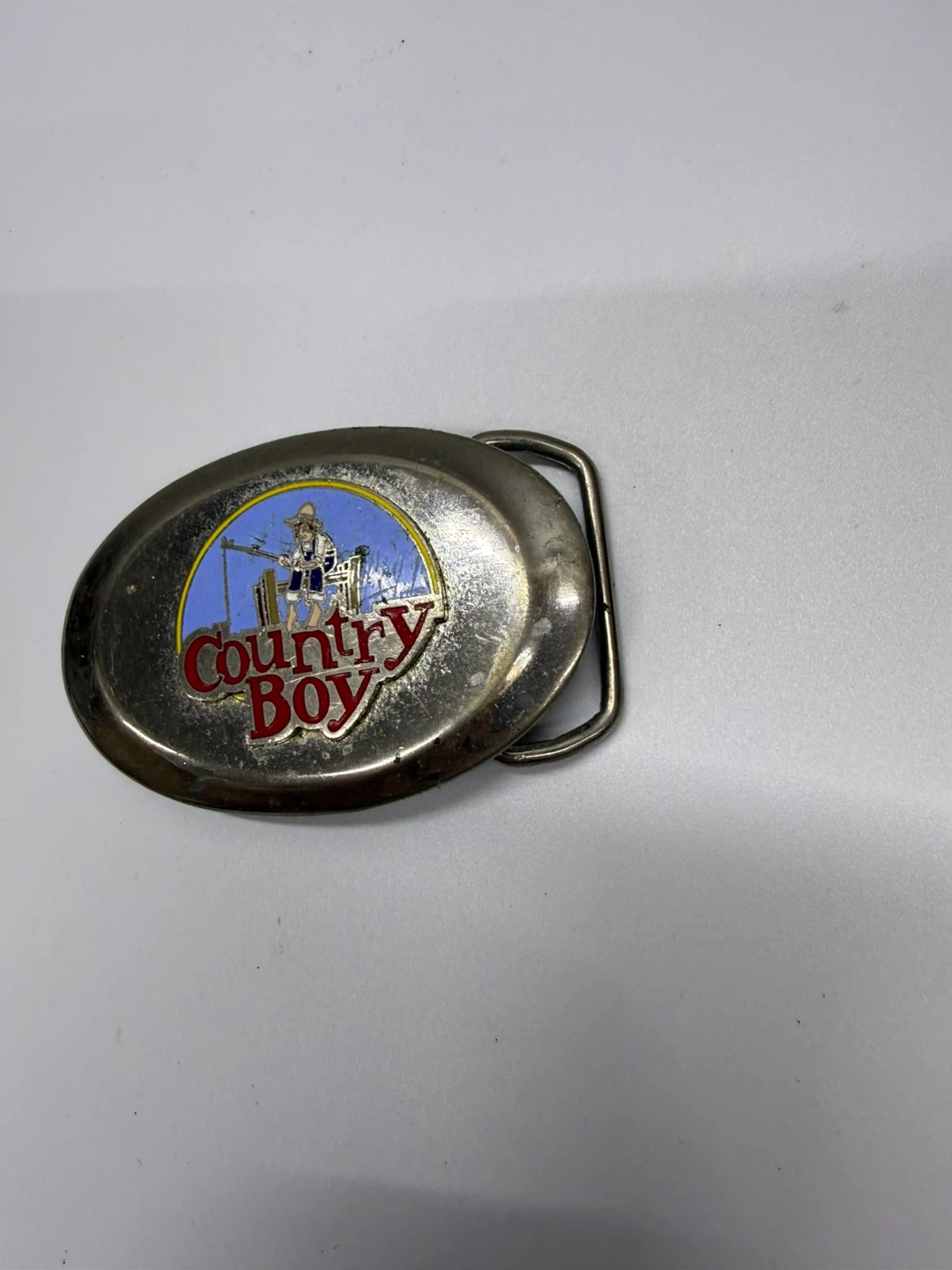 Vintage Country Boy Belt Buckle - photo 3