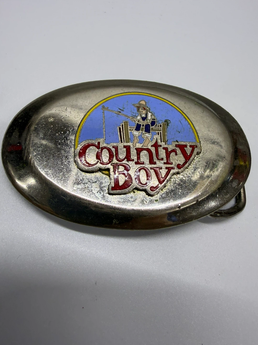 Vintage Country Boy Belt Buckle - photo 4