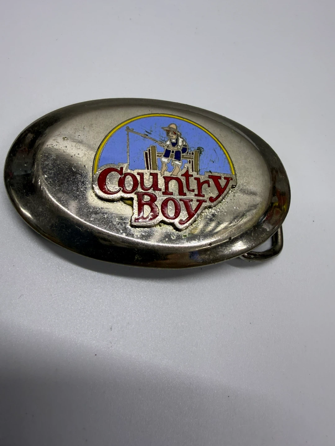 Vintage Country Boy Belt Buckle