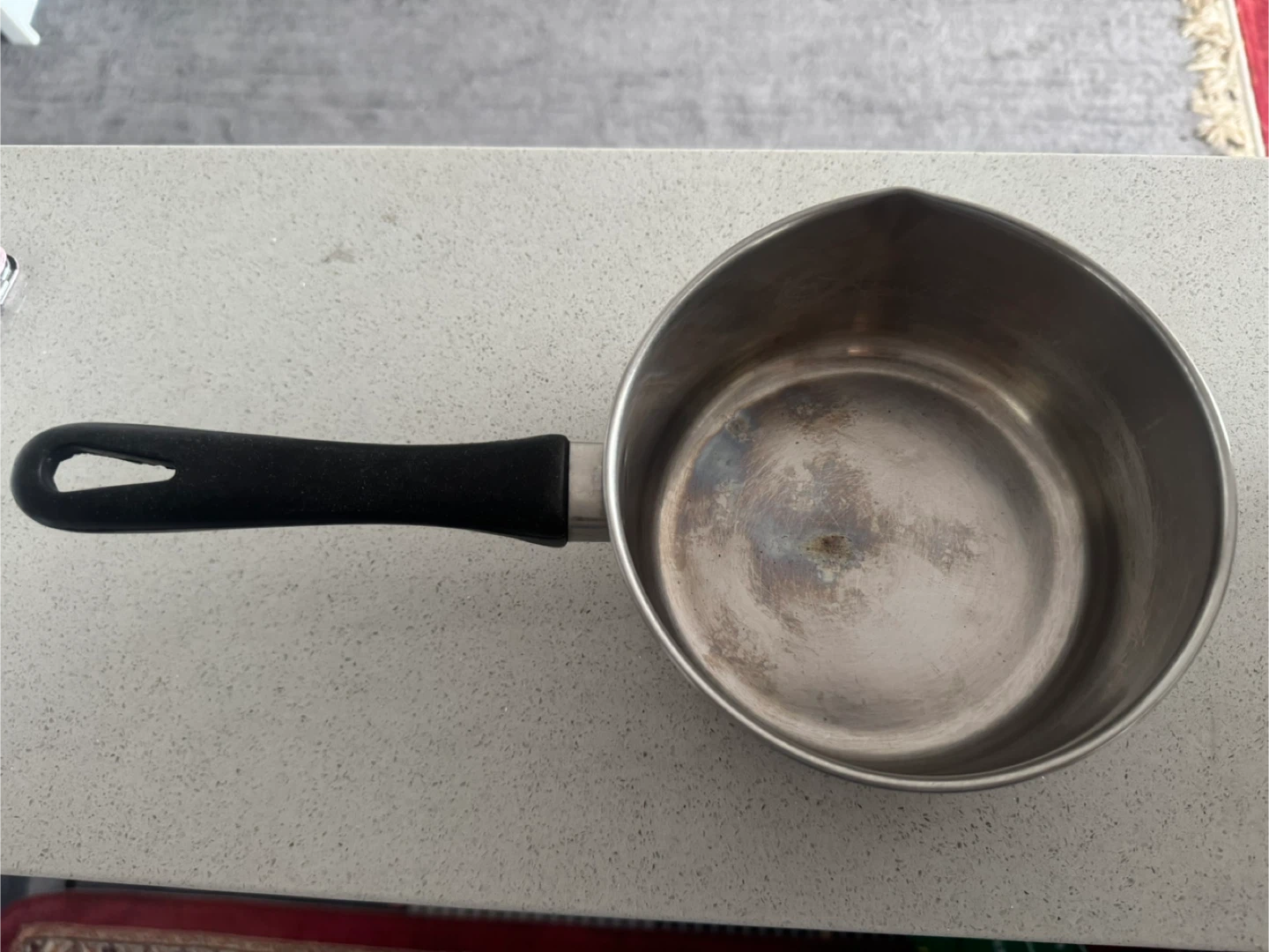 Stainless Steel Saucepan with Black Handle - photo 2