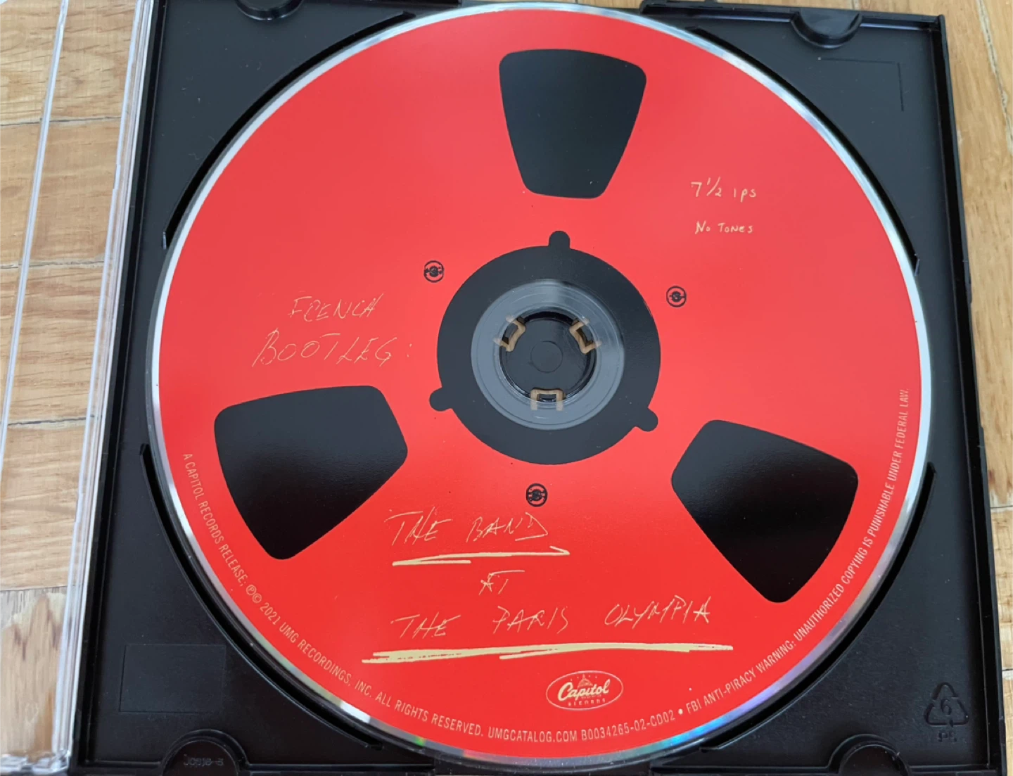 The Band Live At Olympia French Bootleg Concert Cd