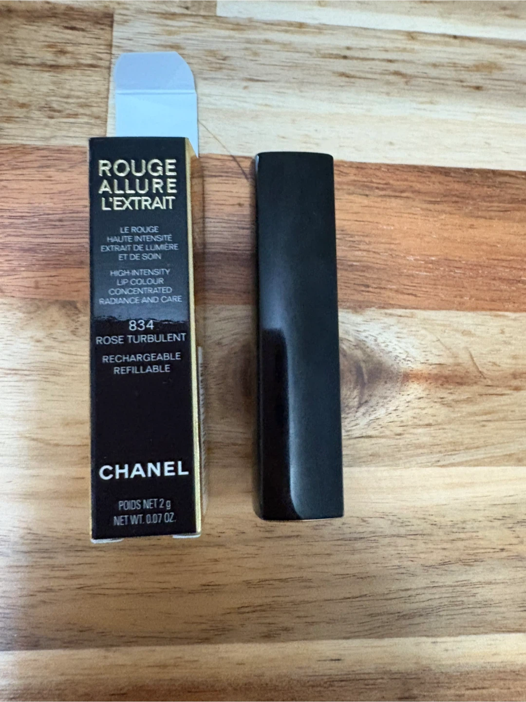 Chanel Rouge Allure L'Extrait Lipstick 834 Rose Turbulent
