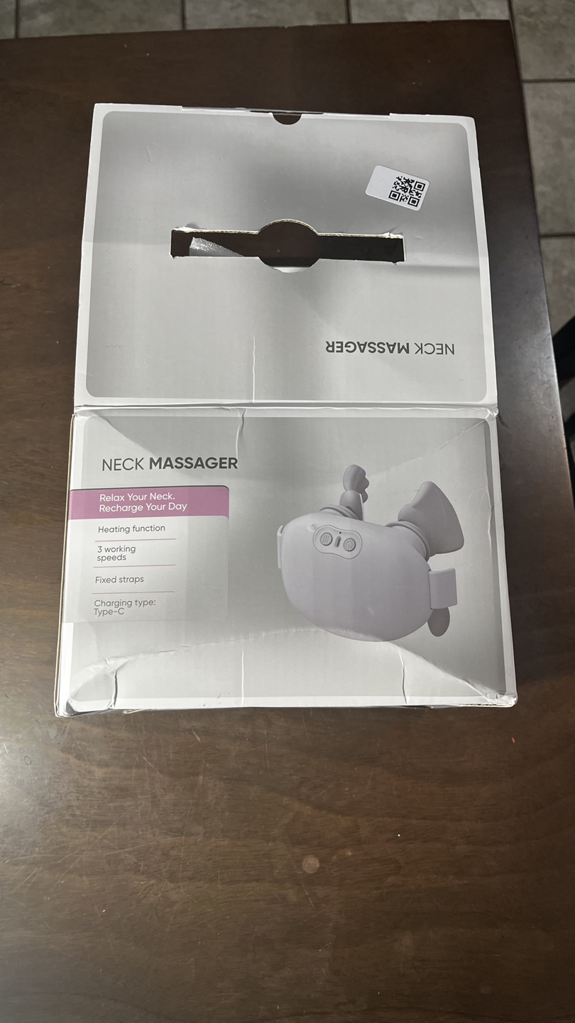 Neck Massager with Heating Function and 3 Working Speeds