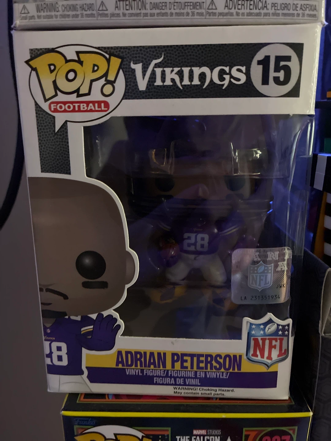 Funko Pop! Adrian Peterson Vikings #15 Vinyl Figure
