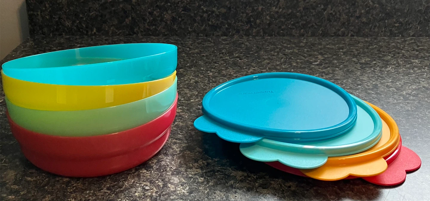 Tupperware Microwave Reheatable Cereal Bowls - photo 2