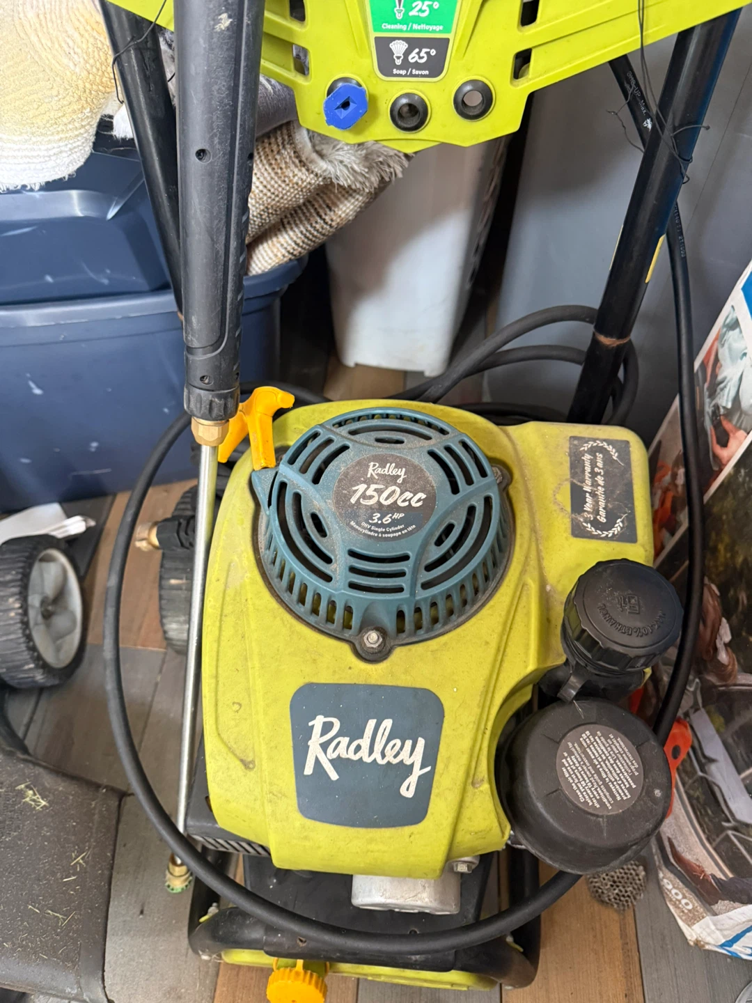Radley 150cc Pressure Washer - photo 4