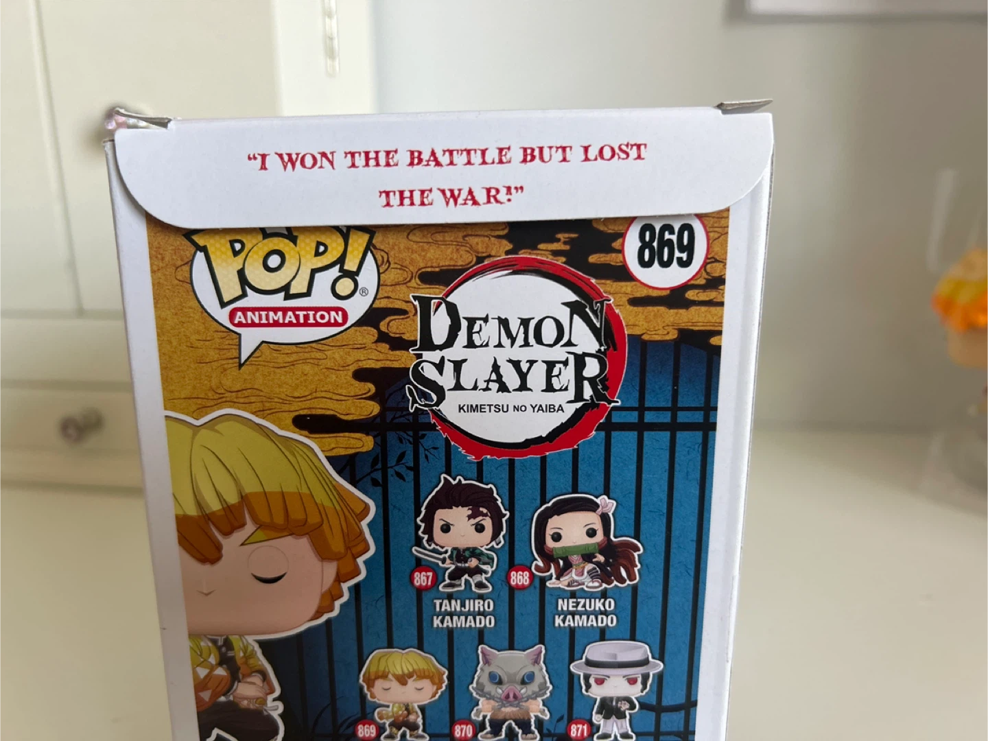 Funko Pop! Demon Slayer Zenitsu Agatsuma #869 Vinyl Figure - photo 5