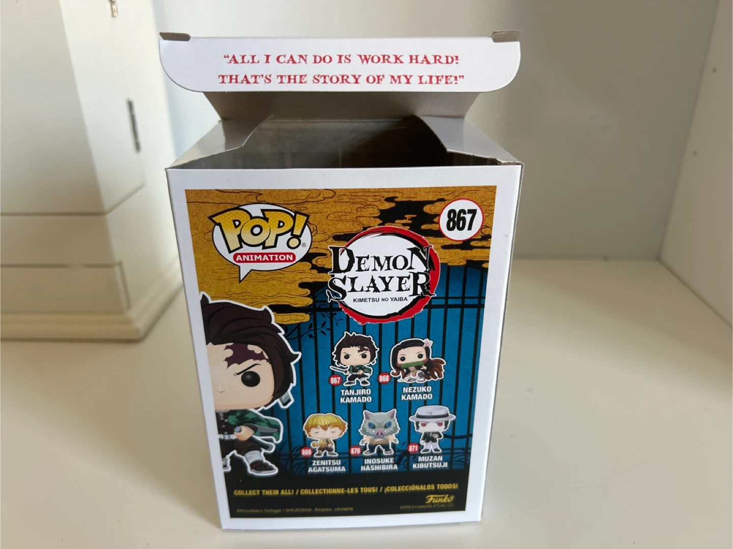 Funko Pop! Demon Slayer Tanjiro Kamado #867 Vinyl Figure - photo 4